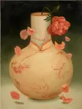 Dominique Fung, Vase Not For Sale, 2018, oil on canvas