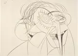 George Condo, Untitled, 2014, graphite on paper