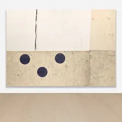 Joe Bradley, Ruins Domino, 2016, oil on canvas