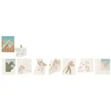 Francis Alÿs, The Modernist, 1995–2005, oil and encaustic on canvas over panel and oil, tape and pencil on tracing paper, in 9 parts