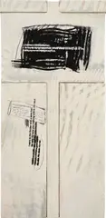 Untitled (Protest Painting) by Richard Prince, 1992–1994, acrylic, silkscreen and graphite on 5 attached canvases, sold Nov 2024