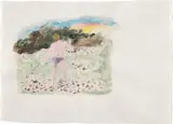 Xinyi Cheng, Untitled, 2018, Iwa-Enogu on paper