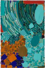 Lynne Mapp Drexler, Curve, 1969, oil on canvas