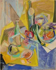 Jane Piper, Study in Yellow, 1945–1946, oil on canvas