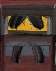 Ernest Briggs, Yellowlight, 1977, oil on canvas