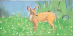 Ann Craven, LITTLE DEER (The Life of the Fawn), 2004, oil on canvas