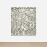Diana al-Hadid, Fever Dreams, 2018, polymer gypsum, fiberglass, steel, plaster, gold leaf, aluminum leaf and pigment