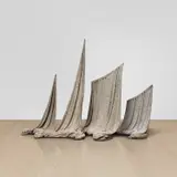 Thiago Rocha Pitta, Untitled, 2012, cement on canvas with metal support