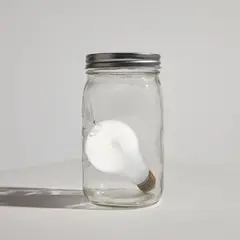 Matt Johnson, Star in a Jar, 2011, glass and electronics