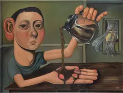 Just to Feel Something by Jess Valice, 2021, oil on canvas, sold Jul 2024