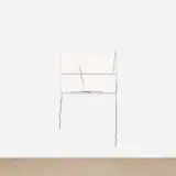 Analia Saban, Modular Drawing (One 14-inch Line Printed on Tape, Applied in Whole or in Parts): Landscape, 2008, printed archival clear tape on paper-mounted panel