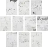 Jim Shaw, 10 works from Dream Drawing