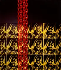 Louise Lawler, Jesus and Chains, 2008, cibachrome face-mounted to Plexiglas on museum box