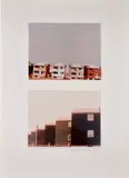 Dan Graham, Development Under Construction, Bayonne, N.J./ Set-Backs of Development, Bayonne, N.J., 1966, 2 chromogenic prints