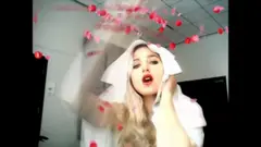 Petra Cortright, Bridal Shower, 2013, webcam video