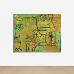Michael Williams, I Buy Bananas on Credit, 2012, oil and airbrush on canvas