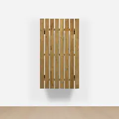 Fredrik Værslev, Untitled (Taertitta Garden #4), 2012, child's paint, terrace oil, transparent lacquer and nails on pine and Siberian larch frame mounted on steel