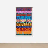 Mel Bochner, Top Dog, 2023, monoprint and oil on panel