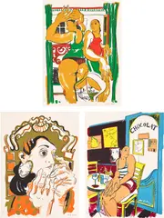 Le Marais #1; #2; and #3 by Cristina BanBan, 2021, The complete set of three lithographs in colors, on Arches paper, the full sheets, sold Feb 2024