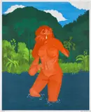 Bony Ramirez, Polluted Love, 2021, screenprint on Legion Coventry Rag Paper
