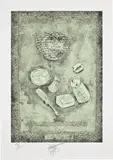 Martin Wong, 77th Precinct, 1987, Etching and aquatint in colors, on wove paper, with full margins