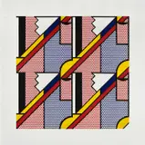 Roy Lichtenstein, Modern Print (G. 277, C. 103), 1971, Lithograph and screenprint in colors, on Arjomari paper, with full margins