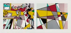 Roy Lichtenstein, Tel Aviv Museum Print (C. 238), 1989, Lithograph in colors, on Rives BFK paper, with full margins