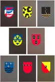 General Idea, Fear Management (F. 8706), 1987, The complete set of eight screenprints in colors, on hand-painted wove paper, the full sheets