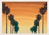Mel Ramos, Oakland: Ode to Moe (Palm Trees) (T. 81-105), 1981, Lithograph in colors, on Arches paper, with full margins