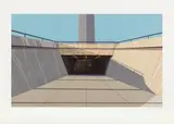 Richard Estes, Arch, St. Louis, from Urban Landscapes I (A. p. 113)