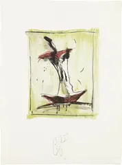 Apple Core (A. & P. 235) by Claes Oldenburg, 1991, Lithograph in colors, on Richard de Bas Narcisse paper, with full margins, sold Feb 2024