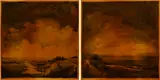 Joan Nelson, Untitled, 1986, The complete set of two lithographs in colors with acrylic varnish, on wove paper, the full sheets