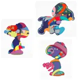 Kaws, NO ONE'S HOME; STAY STEADY; and THE THINGS THAT COMFORT, 2015, The complete set of three screenprints in colors, on Saunders Waterford paper, with full margins