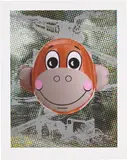 Jeff Koons, Monkey Train (Dots), 2007, Screenprint and archival inkjet in colors, on Somerset paper, with full margins