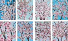 Damien Hirst, The Virtues (H. 9), 2021, The complete series of eight laminated giclée prints in colors, flush-mounted to aluminum with metal strainers on the reverse (as issued)