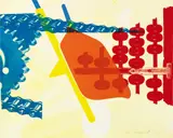James Rosenquist, Whipped Butter for Eugene Ruchin, from 11 Pop Artists, Volume II (G. 11), 1965, Screenprint in colors, on Italia handmade Beckett paper, the full sheet