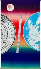 James Rosenquist, Banner #1, 1972, Monumental mixed media banner