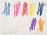 James Rosenquist, Short Schedule (S. 1972.05, G. 61), 1972, Lithograph in colors, on Arches watercolor paper, the full sheet