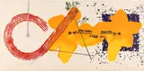 James Rosenquist, Tampa—New York 1188 (G. 81), 1974-75, Monumental lithograph in colors, on Arches Cover paper, the full sheet
