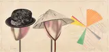 James Rosenquist, Head Stand (G. 777, G. 104), 1977, Lithograph in colors, on Okawara paper, the full sheet