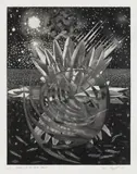 James Rosenquist, Welcome to the Water Planet (G. 211), 1987, Monumental aquatint, on T.H. Saunders paper, with full margins, folded (as issued)