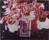 James Rosenquist, Time Door Time D'Or, from Welcome to the Water Planet (G. 218), 1989, Monumental pressed paper pulp print in colors, on two sheets of TGL handmade paper, with lithographic collage, on Rives BFK paper, the full sheets