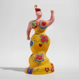 Niki de Saint Phalle, Nana rose trophée ou Nana mode (Nana Pink Trophy or Nana Fashion), 1986, Polyester resin multiple hand-painted in colors