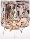 Cecily Brown, Untitled, 2005, Monotype in oil paint, on Lanaquarelle paper, with full margins