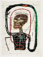 Flexible by Jean-Michel Basquiat, 1984/2016, Screenprint in colors, on heavy wove paper, with full margins, sold Apr 2024