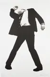 Robert Longo, Rick, from Men in the Cities, 1994, Lithograph, on Arches paper, with full margins