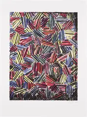 Cicada (G. 923, U.L.A.E. 213) by Jasper Johns, 1981, Lithograph in colors, on Arches 88 paper, with full margins, sold Apr 2024