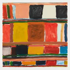 Stanley Whitney, Stay Songs, 2001, Monotype in oil, on wove paper, with full margins