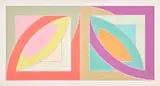 Frank Stella, Bonne Bay, from Newfoundland Series (G. 275, A. 55), 1971, Lithograph and screenprint in colors, on Special Arjomari paper, with margins