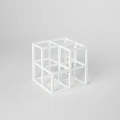 Cube Without a Cube by Sol LeWitt, 1996, Painted wood multiple, contained in the original wooden box, sold Apr 2024